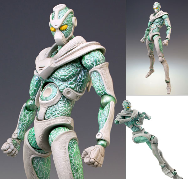 Medicos Entertainment Super Action Statue - JoJo's Bizarre Adventure Part.III #5 Hierophant Green Complete Figure (Hirohiko Araki Specified Color) Bild 1