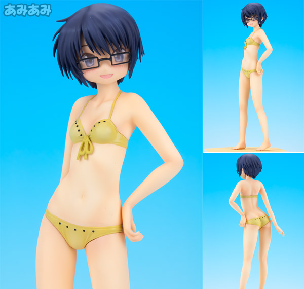 WAVE BEACH QUEENS - Hidamari Sketch x Honeycomb: Sae 1/10 Complete Figure image 1