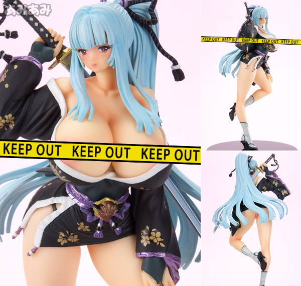 Q-six Bakunyu Kenshi - Sakura Comic Unreal Vol.22 Cover Girl designed by Mogudan -Yoruzakura- 1/7 Complete Figure Bild 1