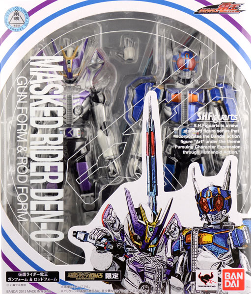 Bandai S.H. Figuarts - Kamen Rider Den-O Gun Form & Den-O Rod Form [Tamashii Web Exclusive] hình ảnh 1