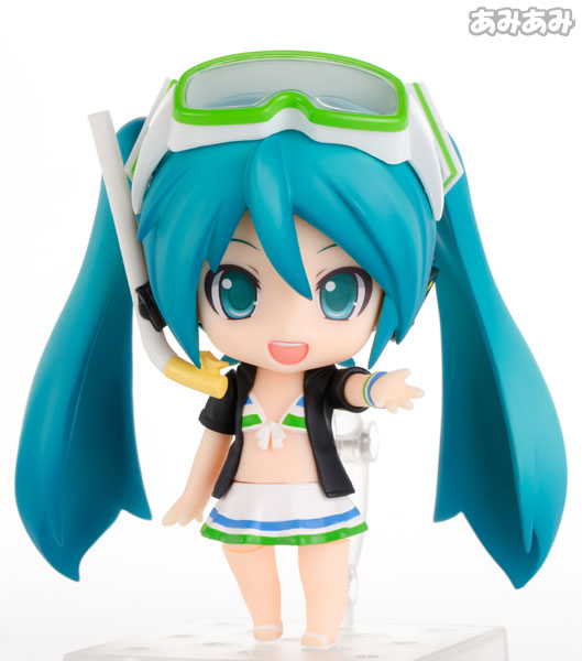 Sunny Side Up Happy Kuji Hatsune Miku 2013 SUMMER VER. LAST Prize - Nendoroid Hatsune Miku Swimsuit Ver. FamilyMart Color (Game-prize)
