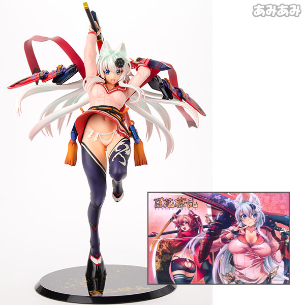 HobbyJAPAN [Limited Edition w/Place Mat] Hyakka Ryoran - Jubei Yagyu Hakugin no Kenki 1/8 Complete Figure [HobbyJAPAN Exclusive] gambar 1