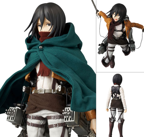 Medicom Toy Real Action Heroes No.648 RAH Attack on Titan - Mikasa Ackerman (First Press Limited Version) 이미지 1