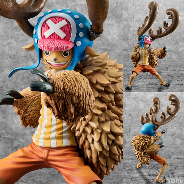 MegaHouse Portrait.Of.Pirates ONE PIECE "MAS" Tony Tony Chopper Horn Point 1/8 Complete Figure