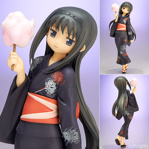 FREEing Puella Magi Madoka Magica the Movie - Homura Akemi Yukata ver. 1/8 Complete Figure image 1