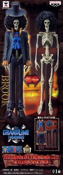 Banpresto ONE PIECE THE GRANDLINE TREASURES Vol.2 -SKELETON SPECIMEN- Brook (Game-prize) gambar 1