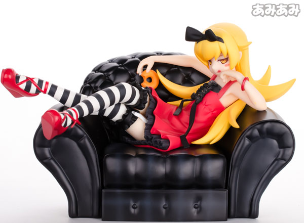 Banpresto 5th Anniversary Ichiban Kuji Premium Monogatari Series -Koyomi no Shifuku no Toki- Last One Prize - Shinobu Oshino Premium Figure Red ver. (Game-prize)