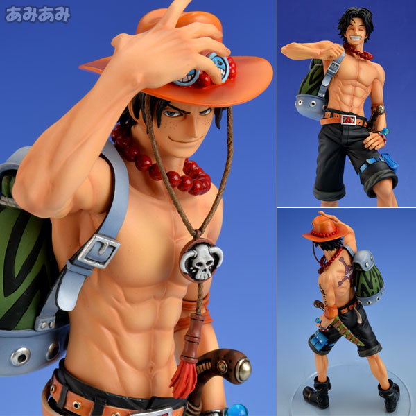 MegaHouse Portrait.Of.Pirates ONE PIECE NEO-DX Portgas D. Ace 10th LIMITED Ver. 1/8 Complete Figure