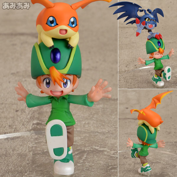 MegaHouse G.E.M Series - Digimon Adventure: Takeru Takaishi & Patamon 1/10 Complete Figure (w/First Press Bonus: Digimon Card) image 1