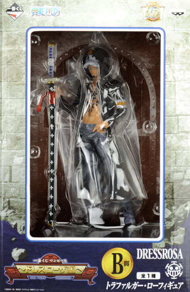 Banpresto 이치바쿠지 원피스 -드레스로자 편- B상 - 트라팔가 로 피규어 (게임경품) 이미지 1