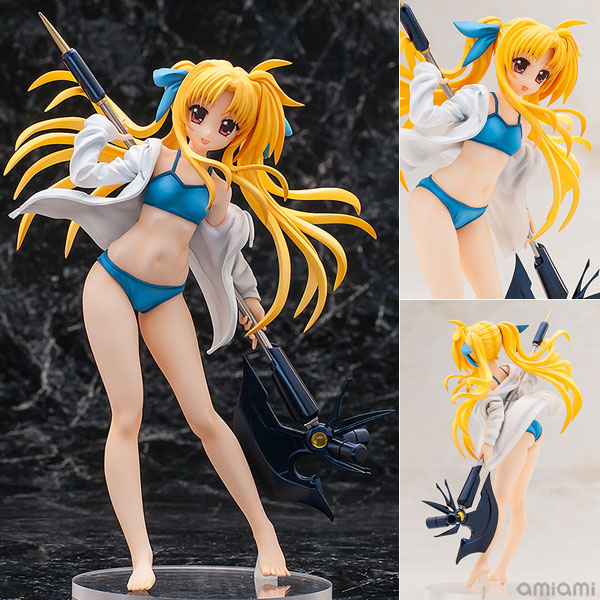 Aquamarine 魔法少女リリカルなのは The MOVIE 2nd A's フェイト・テスタロッサ 水着パーカーstyle 1/8 完成品フィギュア 画像 1