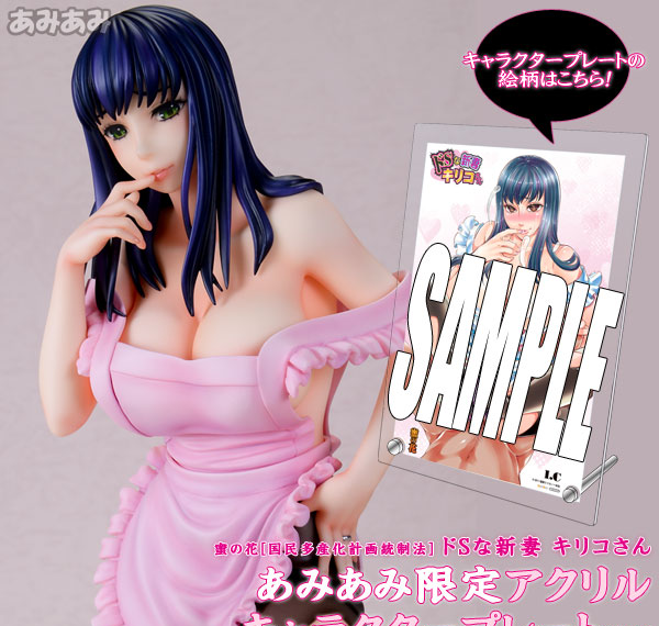 Daiki Kougyou [Bonus] Mitsu no Hana [Kokumin Tasanka Keikaku Touseihou] Do-S na Niizuma Kiriko-san 1/6 Complete Figure (w/Character Plate) Bild 1