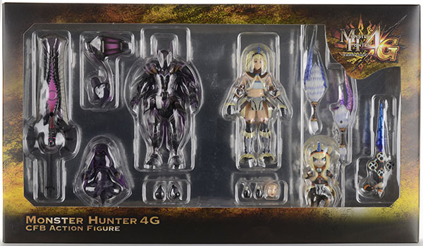 Capcom Monster Hunter 4G Fully Articulated CFB Action Models Sets of 4 [e-Capcom Exclusive] image 1