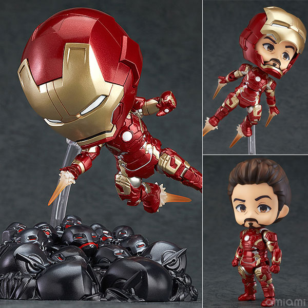 Good Smile Company Nendoroid - Iron Man Mark 43: Hero's Edition + Ultron Sentries Set imagen 1