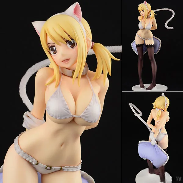 Orca Toys FAIRY TAIL - Lucy Heartfilia White Cat Gravure_Style 1/6 Komplett-Figur Bild 1