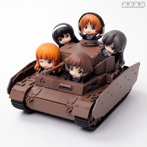 Good Smile Company Nendoroid More - Girls und Panzer: Panzer IV Ausf.D (H Spec) & Nendoroid Petite Ankou Team [Oarai Ankou Matsuri, Goodsmile Online Shop Exclusive]