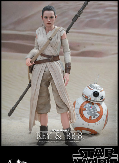 Hot Toys Movie Masterpiece "Star Wars: The Force Awakens" 1/6 Rey & BB-8 (Set of 2) 圖片 1