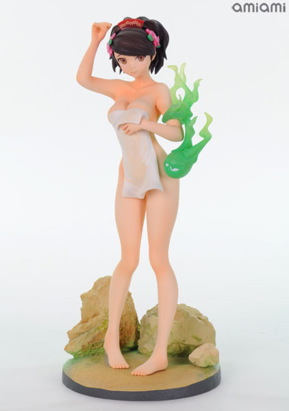 AMAKUNI 붉은 칼 검은 칼 - 모모히메 -온천 삼매 Ver.- 1/7 완성품 피규어 [월간 하비재팬 2015년 9월호 & 10월호 우편주문, 특정샵 한정]