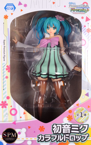 SEGA Hatsune Miku Project DIVA Arcade Future Tone Super Premium Figure "Hatsune Miku - Colorful Drop" (Game-prize)