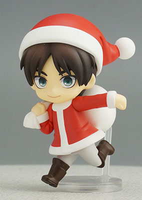 Kodansha Nendoroid Petite - Eren Santa Costume ver. [Attack on Titan Vol.18 Limited Edition Bonus Item] image 1