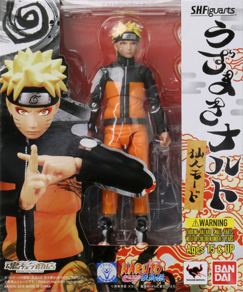 Bandai S.H. Figuarts - Naruto Uzumaki Sennin Mode "NARUTO Shippuden" [Tamashii Web Shoten Exclusive]