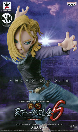 Banpresto Dragon Ball Super SCultures BIG Zoukei Tenkaichi Budoukai 6 Part.3 #18 (Game-prize) imagen 1