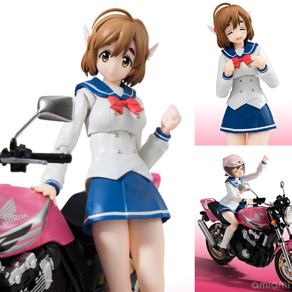 Bandai S.H. Figuarts - Hane Sakura (Uniform) & CB400 SUPER FOUR "Bakuon!!" image 1