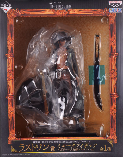 Banpresto Ichiban Kuji ONE PIECE THE GREAT GALLERY -Chouten wo Kiwameshi Monotachi- Last One Prize - Mihawk Figure -Sekai Ichi no Daikengou- Last One ver. (Game-prize)