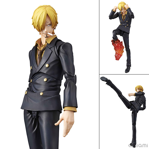 MegaHouse 바리에이블 액션 히어로즈 - 원피스: 상디 액션 피규어 이미지 1