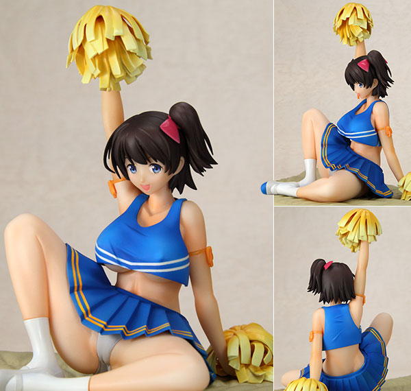 Lechery Daydream Collection vol.19 Cheerleader Nanase-chan Blue ver. 1/7 Complete Figure imagen 1