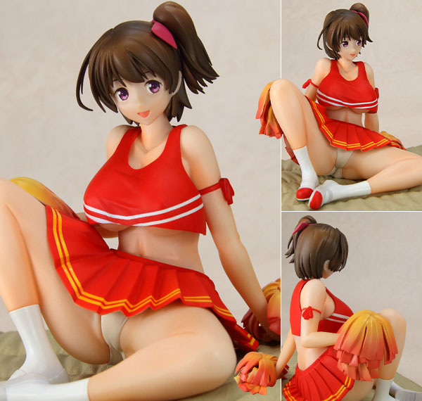 Lechery Daydream Collection vol.19 Cheerleader Nanase-chan Red ver. 1/7 Complete Figure รูปภาพ 1