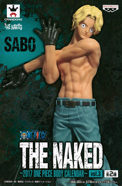 Banpresto ONE PIECE THE NAKED -2017 ONE PIECE BODY CALENDAR- vol.3 Sabo A (Game-prize)