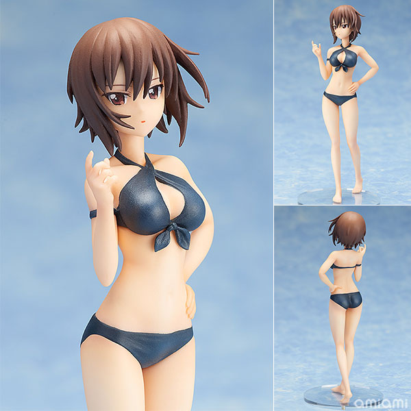 FREEing S-style - Girls und Panzer the Movie: Maho Nishizumi Swimsuit Ver. 1/12 Pre-painted Assembly Figure