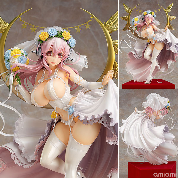 Good Smile Company Super Sonico 10th Anniversary Figure Wedding Ver. 1/6 Complete Figure