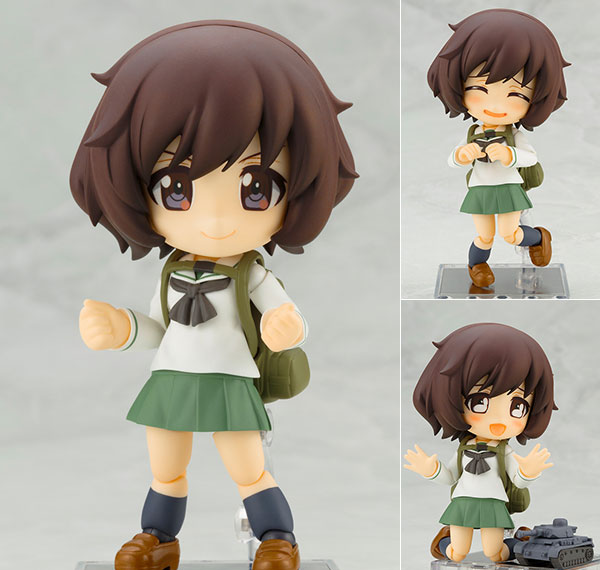 Kotobukiya 큐포쉐 - 걸즈 운트 판처 극장판: 아키야마 유카리 제복 ver. 가동 피규어