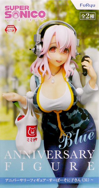 FuRyu Super Sonico Anniversary Figur -Super Sonico-san (31)- Blau (Spielpreis) Bild 1