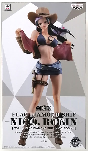 Banpresto ONE PIECE FLAG DIAMOND SHIP -NICO.ROBIN- (Collectable Prize)
