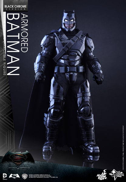 Hot Toys Movie Masterpiece "Batman vs Superman: Dawn of Justice" 1/6 Armored Batman (Black Chrome Ver.) [Toy Sapiens Exclusive] image 1