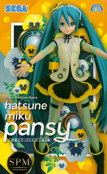 SEGA Hatsune Miku Project DIVA Arcade Future Tone Super Premium Figure Hatsune Miku -Pansy (Game-prize) รูปภาพ 1