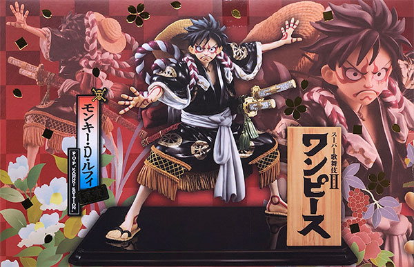 MegaHouse Portrait.Of.Pirates ONE PIECE "KABUKI EDITION" Monkey D. Luffy Saien 1/8 Complete Figure [MegaTrea Shop, Other Exclusive] imagen 1