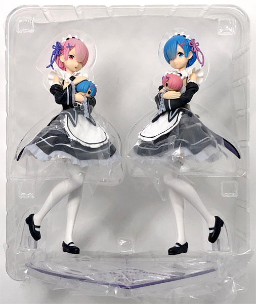 Banpresto Ichiban Kuji Re:ZERO -Starting Life in Another World- -Happy Birthday REM & RAM!- A Prize - Rem and Ram Figure (Game-prize)