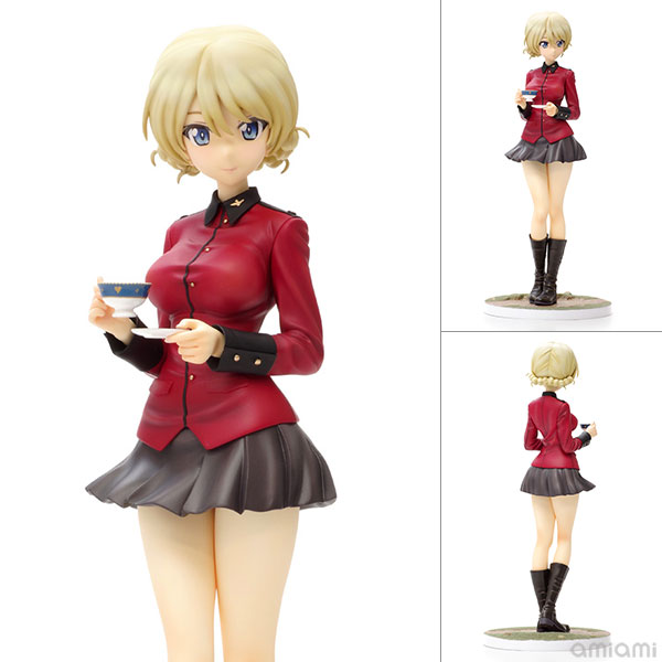 WAVE DreamTech - Girls und Panzer the Movie: Darjeeling Panzer Jacket Ver. 1/8 Complete Figure Bild 1