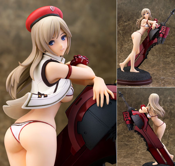 Alphamax GOD EATER 2 - Alisa Ilinichina Amiella White Swimsuit ver. 1/8 Complete Figure Bild 1