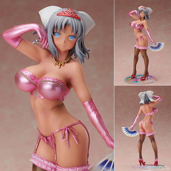 Proovy Gokubi Girls Super Premium "Senran Kagura NewWave G Burst" Yumi Kongari Komugiiro no Hiyake Hada de Sexy Lingerie Ver. 1/6