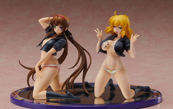 Proovy Gokubi Girls Slender Glamorous "Senran Kagura NewWave G Burst" Ryobi x Ryona Bare Body Sailor Uniform Ver. 1/10 Complete Figure Set รูปภาพ 1