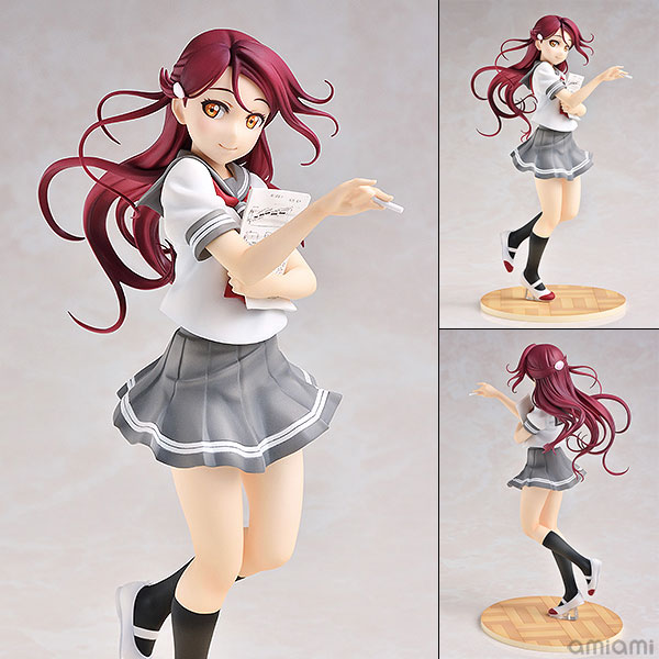 With Fans! Love Live! Sunshine!! - Riko Sakurauchi Blu-ray Jacket Ver. 1/7 Complete Figure imagen 1