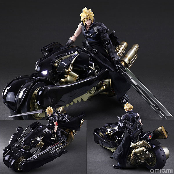 Square Enix FINAL FANTASY VII ADVENT CHILDREN PLAY ARTS Kai Cloud Strife & Fenrir