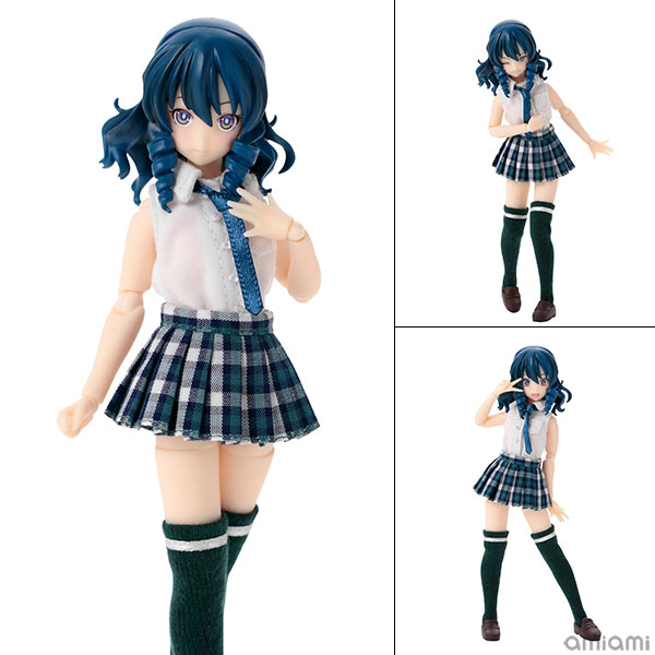 Azone 1/12 Assault Lily Series 042 Custom Lily TYPE-H Dark Color ver. Blue Complete Doll gambar 1