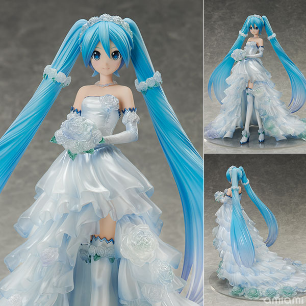 FREEing Character Vocal Series 01 Hatsune Miku Wedding Dress Ver. 1/7 Complete Figure