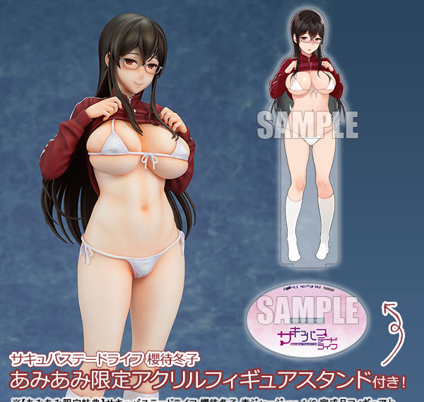 Q-six [Bonus] Succubus Stayed Life Touko Sakuramachi 1/6 Complete Figure รูปภาพ 1